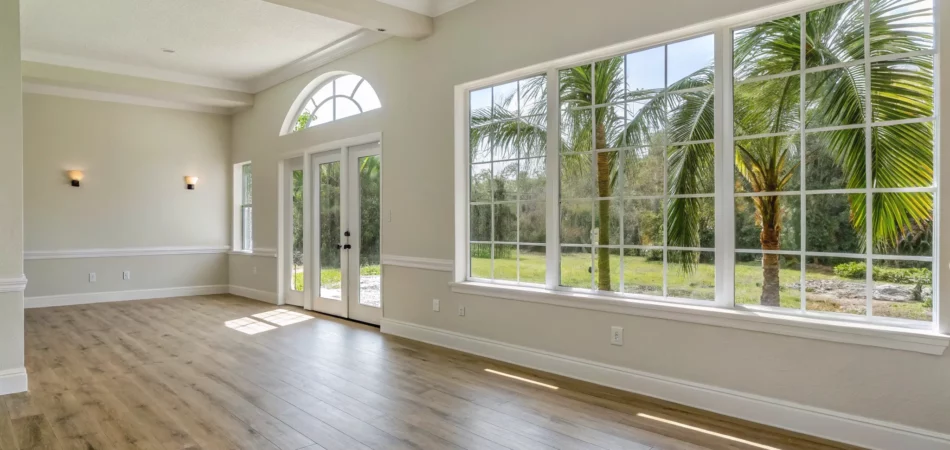 Professional drywall repair for a damaged wall in a Valrico, FL home.