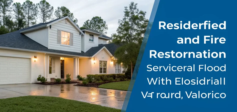 A modern Valrico, FL home after professional flood and fire restoration.